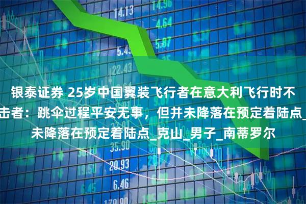 银泰证券 25岁中国翼装飞行者在意大利飞行时不幸撞上山壁遇难，目击者：跳伞过程平安无事，但并未降落在预定着陆点_克山_男子_南蒂罗尔