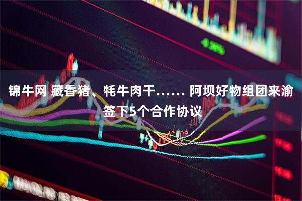 锦牛网 藏香猪、牦牛肉干…… 阿坝好物组团来渝 签下5个合作协议